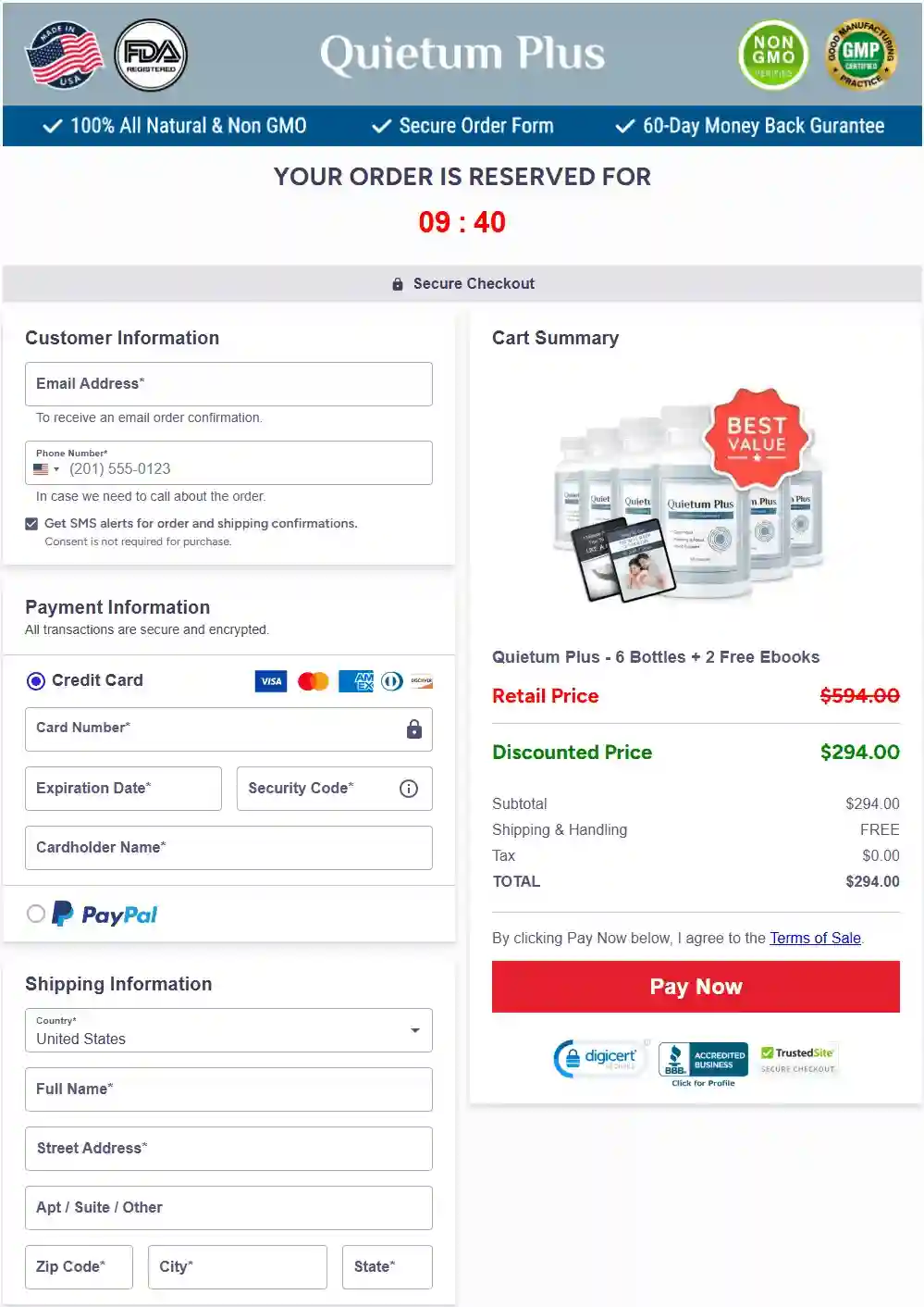 quietum plus buy page